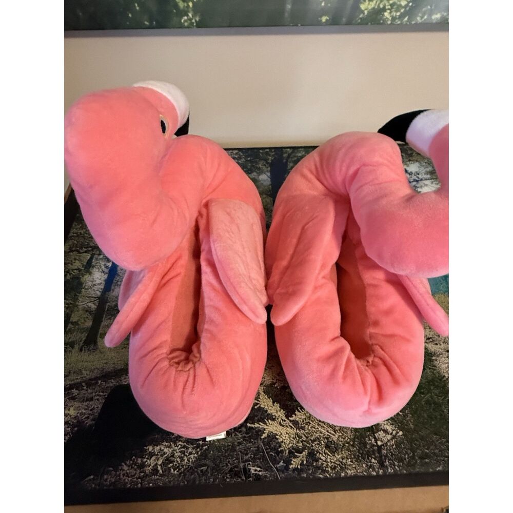 Happy Feet Flamingo Slippers XXLG - Picture 4 of 6
